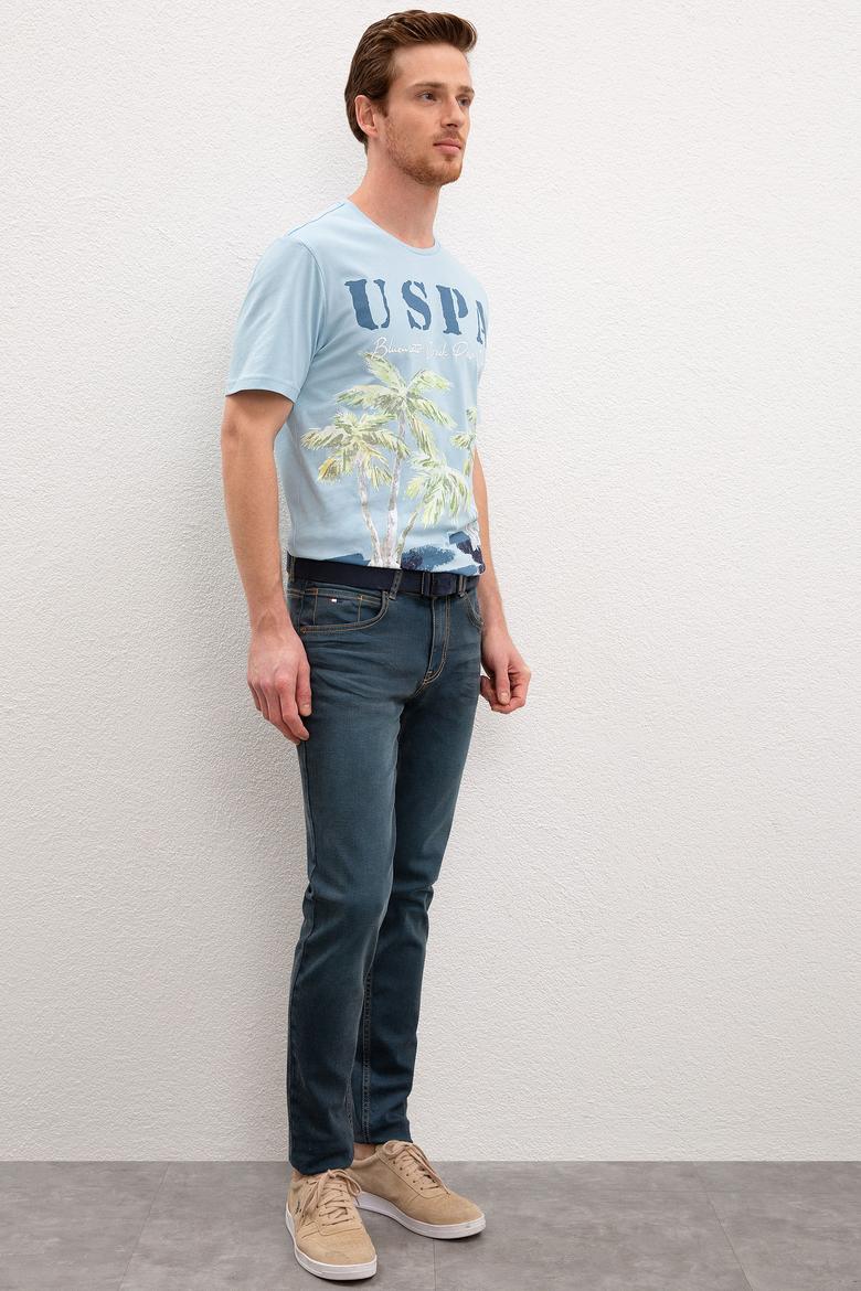 Erkek Yeşil Denim Pantolon - 50220334018