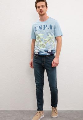 Erkek Yeşil Denim Pantolon - 50220334018