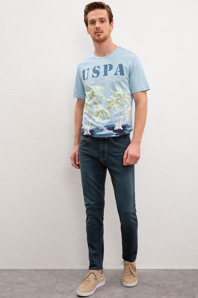 Erkek Yeşil Denim Pantolon