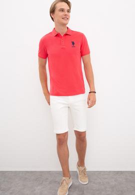 Erkek Pembe Polo Yaka T-Shirt - 50218831149