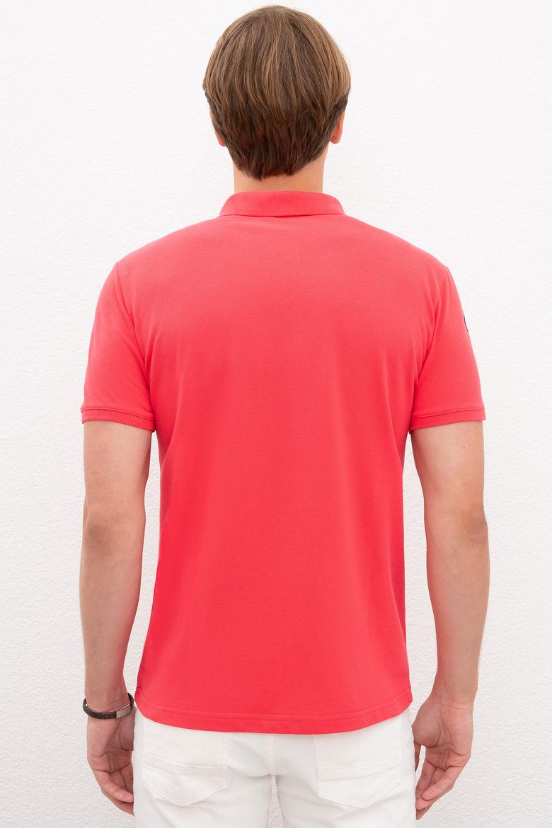 Erkek Pembe Polo Yaka T-Shirt - 50218831149