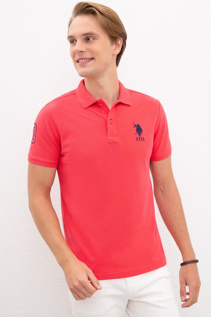 Erkek Pembe Polo Yaka T-Shirt