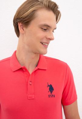 Erkek Pembe Polo Yaka T-Shirt - 50218831149