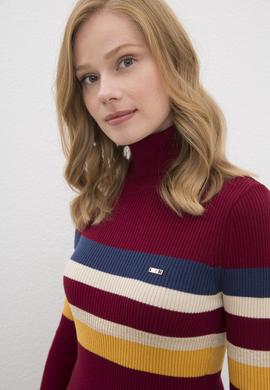 Kadın Bordo Kazak - 50223954021