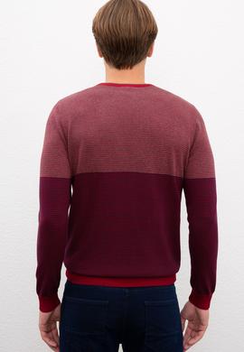 Erkek Bordo Kazak - 50223877024