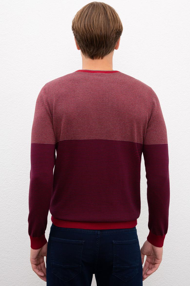 Erkek Bordo Kazak - 50223877024