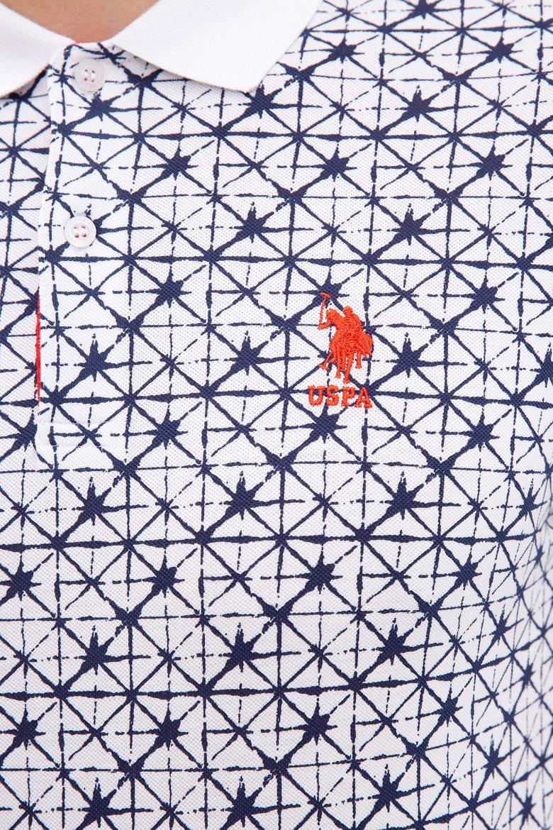 Erkek Beyaz Polo Yaka T-Shirt - 50217898018