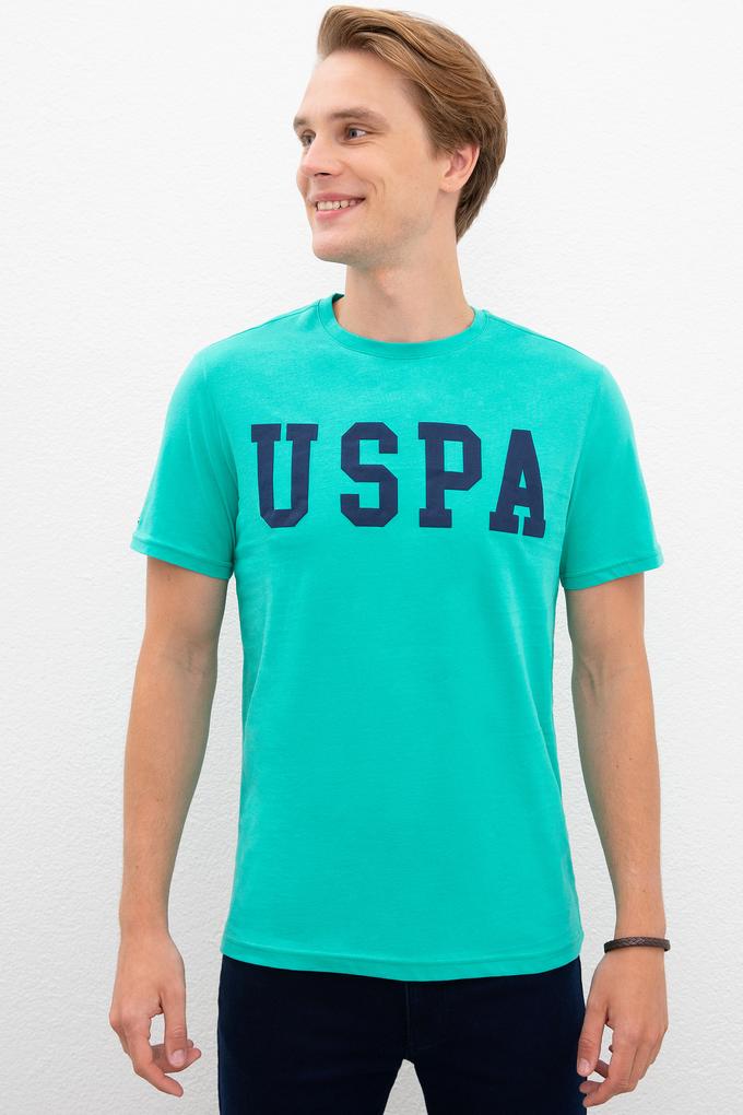 Erkek Yeşil Basic Bisiklet Yaka Tişört