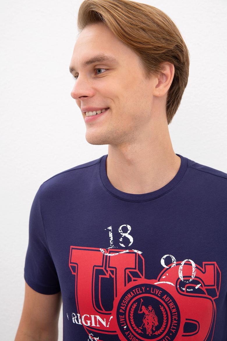 Erkek Lacivert Tişört - 50217940006