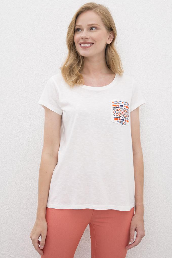 Kadın Beyaz Tişört