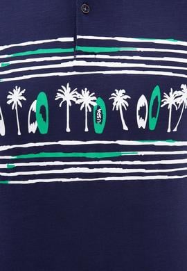 Erkek Lacivert Polo Yaka Tişört - 50219118009