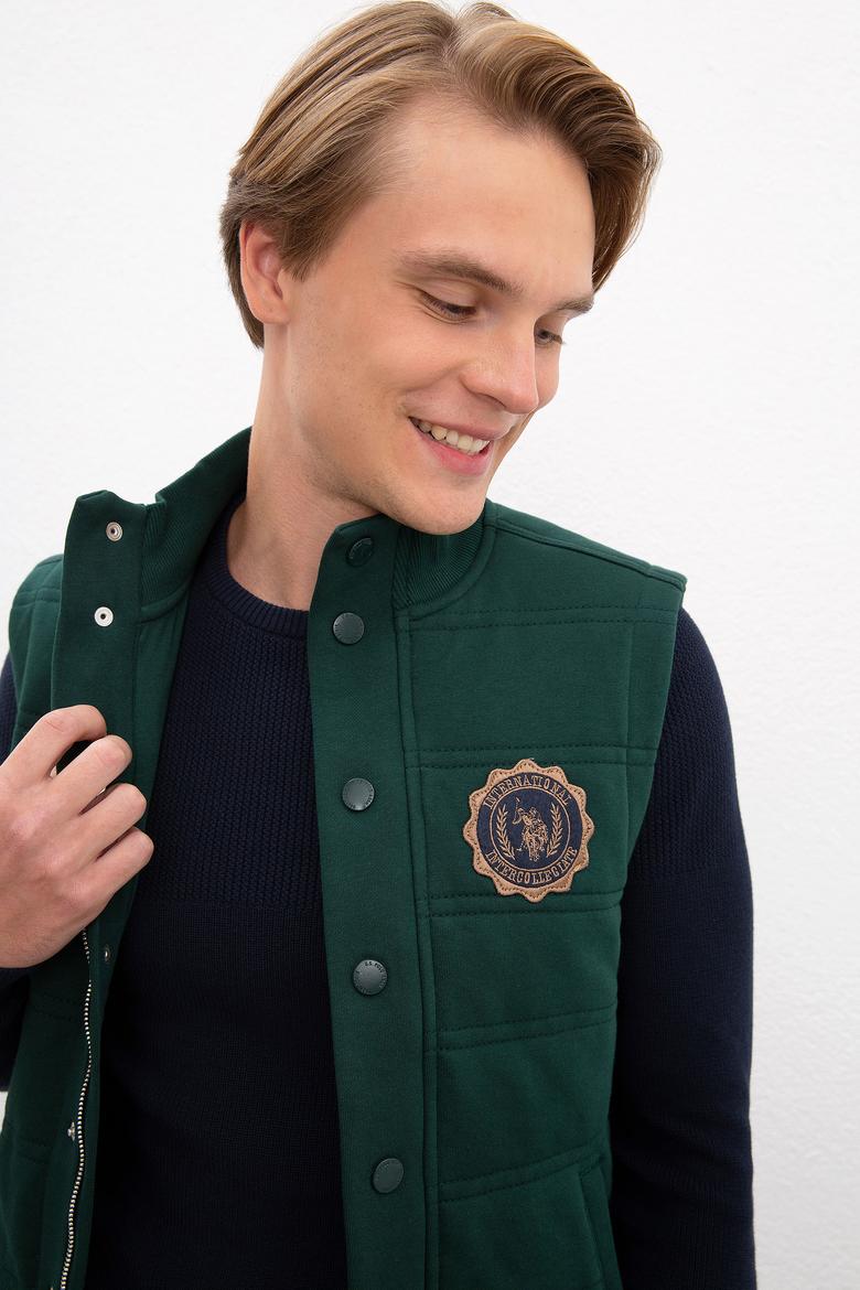 Erkek Yeşil Örme Hırka - 50207499018