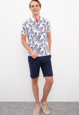 Erkek Beyaz Polo Yaka T-Shirt - 50217990009