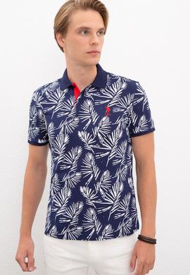 Erkek Lacivert Polo Yaka T-Shirt - 50217990039