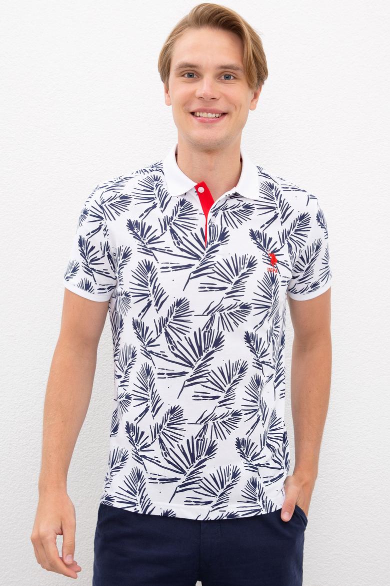 Erkek Beyaz Polo Yaka T-Shirt