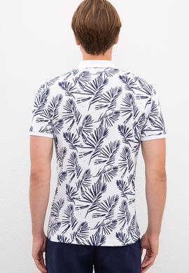 Erkek Beyaz Polo Yaka T-Shirt - 50217990009