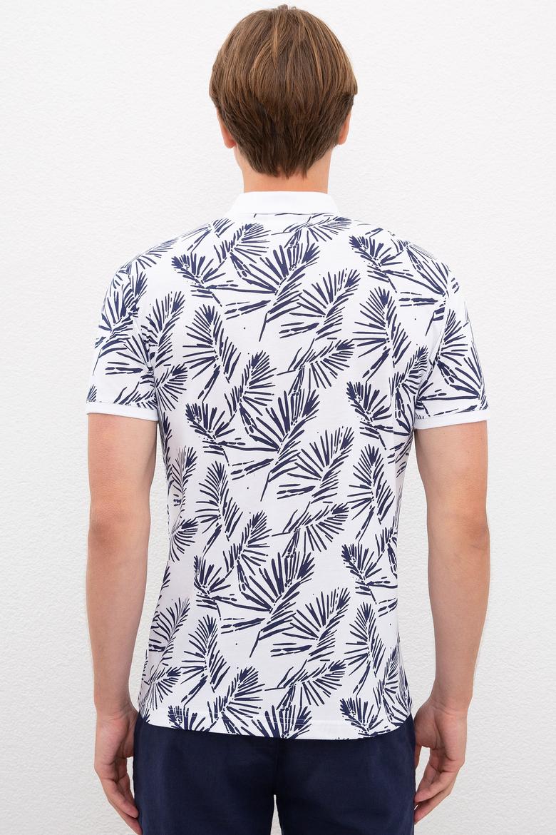 Erkek Beyaz Polo Yaka T-Shirt - 50217990009