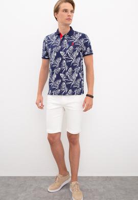 Erkek Lacivert Polo Yaka T-Shirt - 50217990039