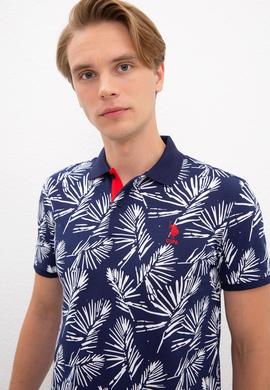 Erkek Lacivert Polo Yaka T-Shirt - 50217990039