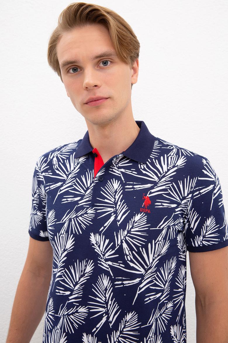 Erkek Lacivert Polo Yaka T-Shirt - 50217990039