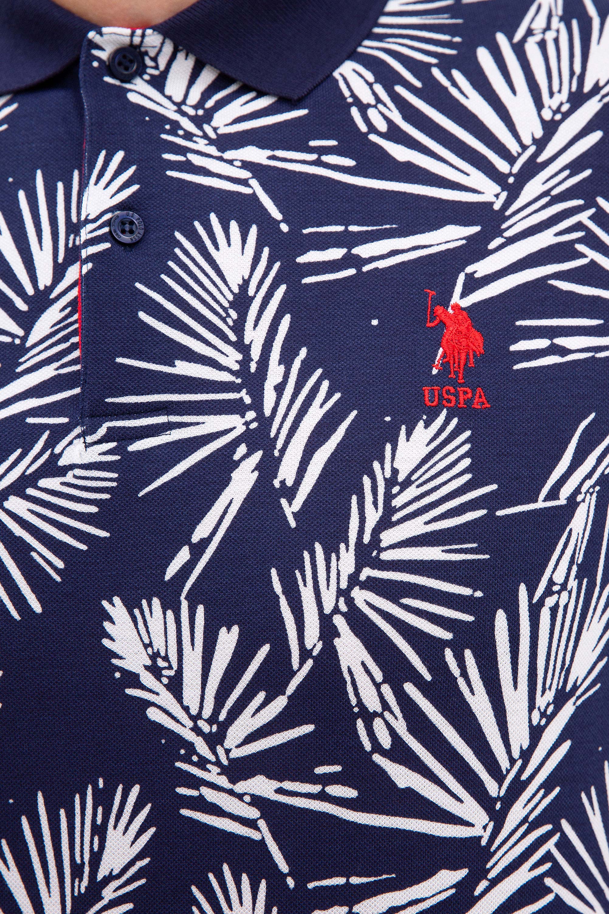 Erkek Lacivert Polo Yaka T-Shirt - Image 5