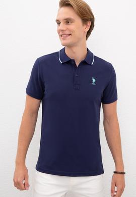 Erkek Lacivert Polo Yaka T-Shirt - 50218869019