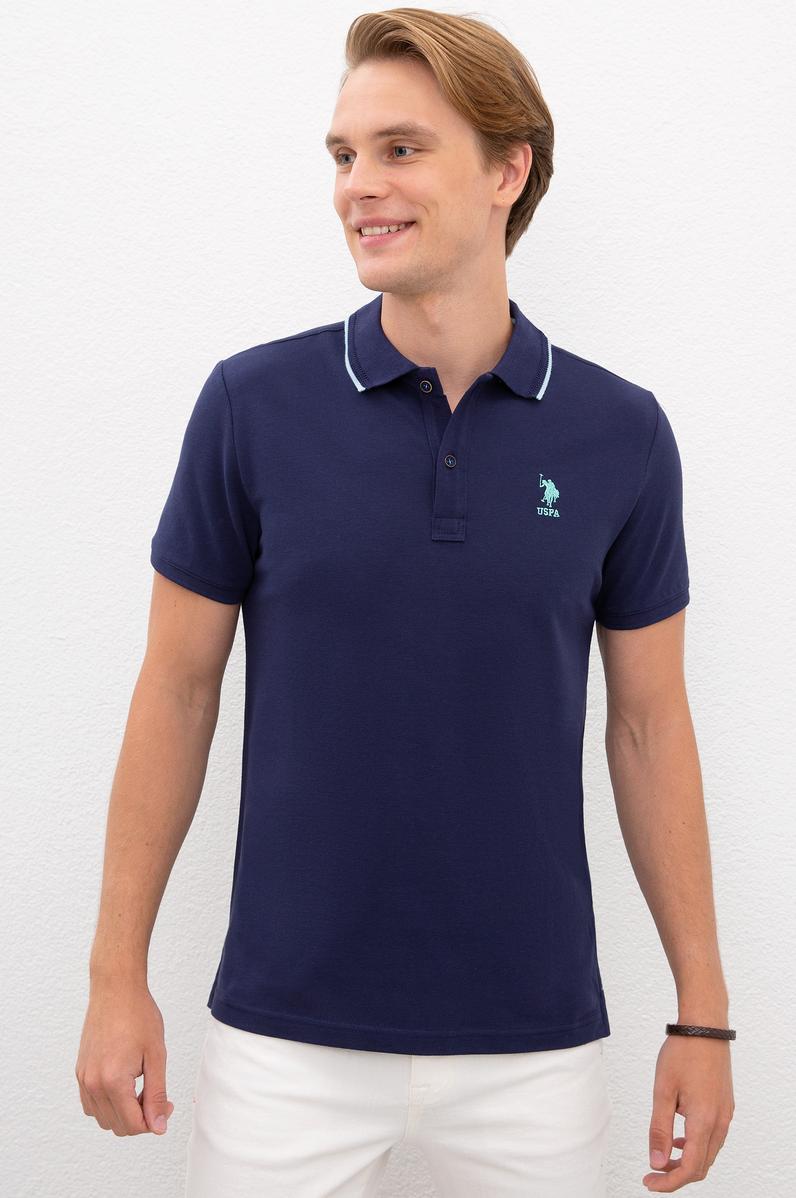 Erkek Lacivert Polo Yaka T-Shirt