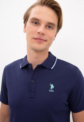 Erkek Lacivert Polo Yaka T-Shirt - 50218869019