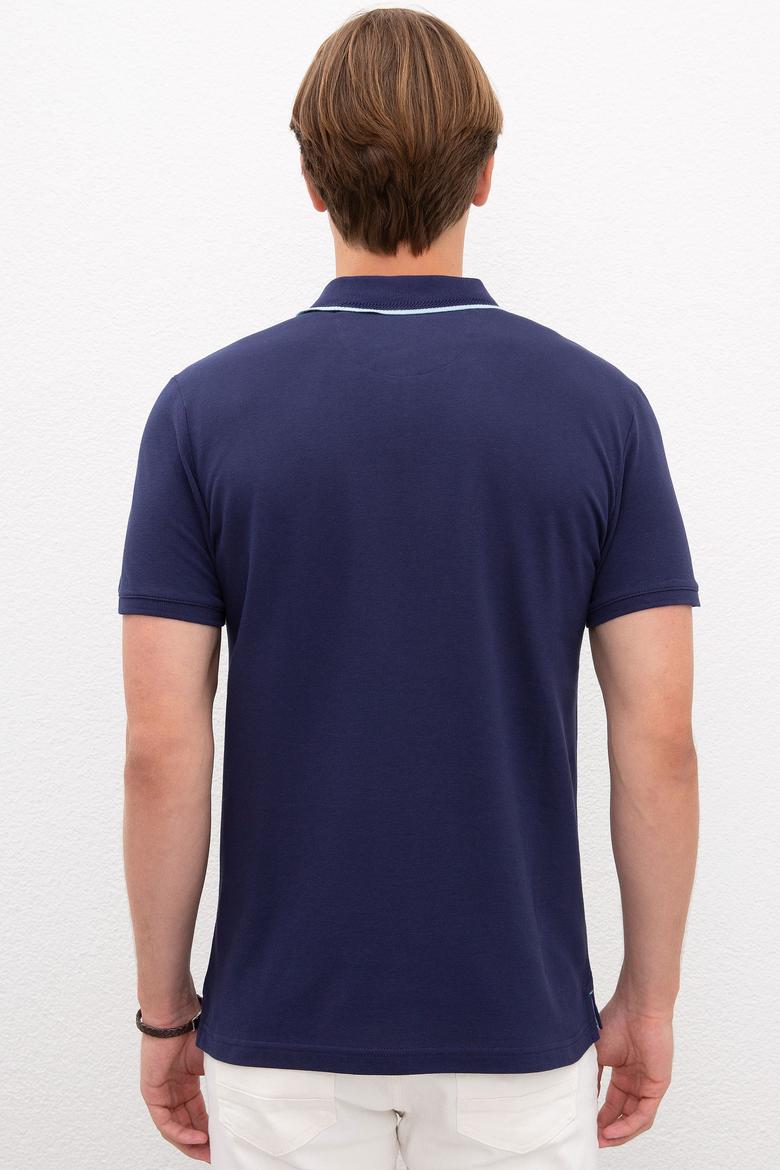 Erkek Lacivert Polo Yaka T-Shirt - 50218869019