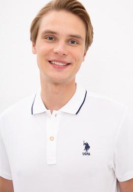 Erkek Beyaz Polo Yaka T-Shirt - 50218869009