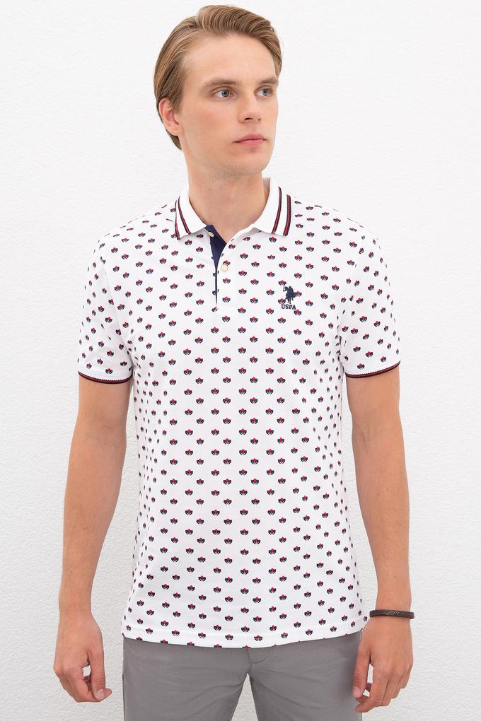 Erkek Beyaz Polo Yaka Tişört