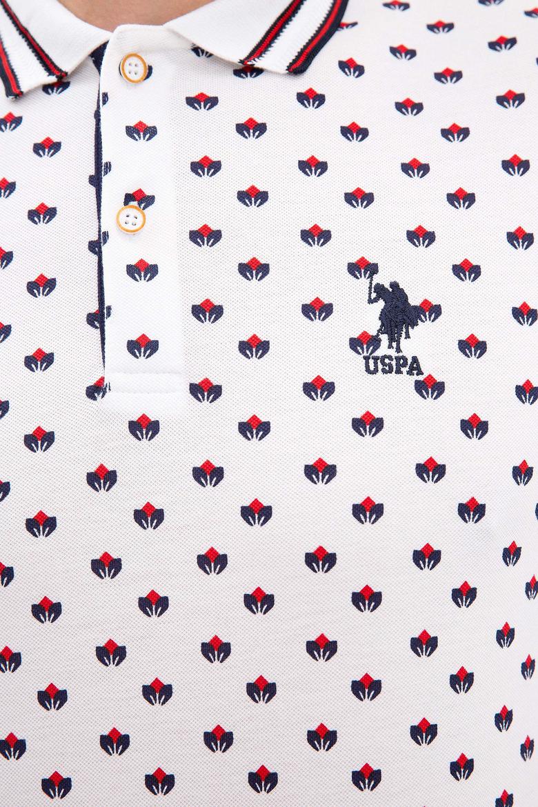 Erkek Beyaz Polo Yaka Tişört - 50219257011