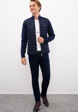 Erkek Lacivert  Triko Hırka - 50207412010