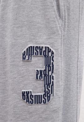 Erkek Gri Melanj  Örme Şort - 50218873002