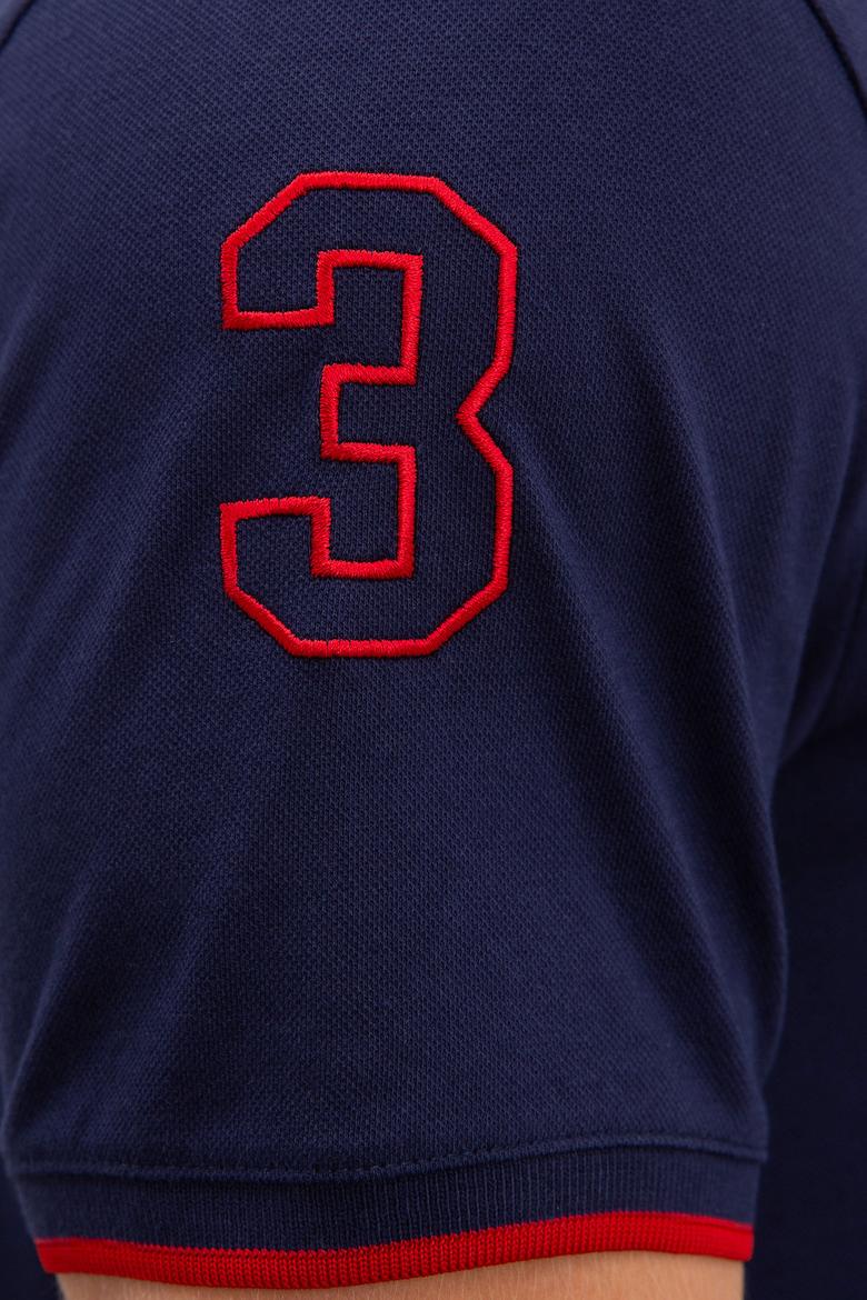 Erkek Lacivert Basic Tişört - 50222031054