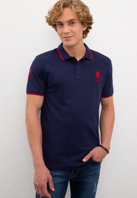 Erkek Lacivert Basic Tişört - 50222031054