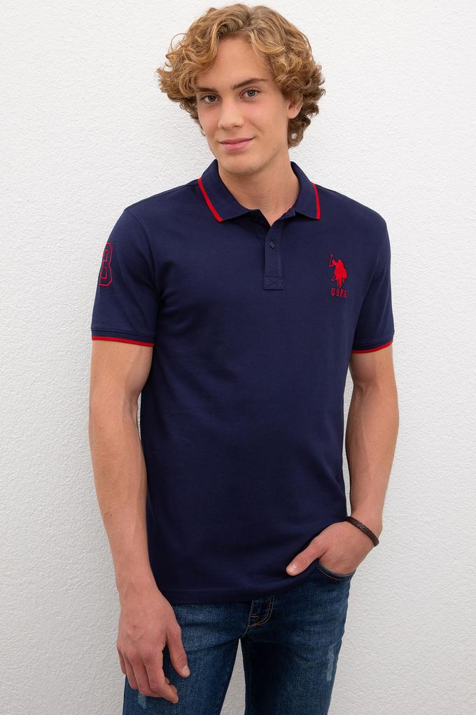 Erkek Lacivert Basic Tişört