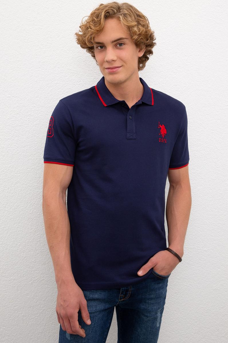 Erkek Lacivert Basic Tişört