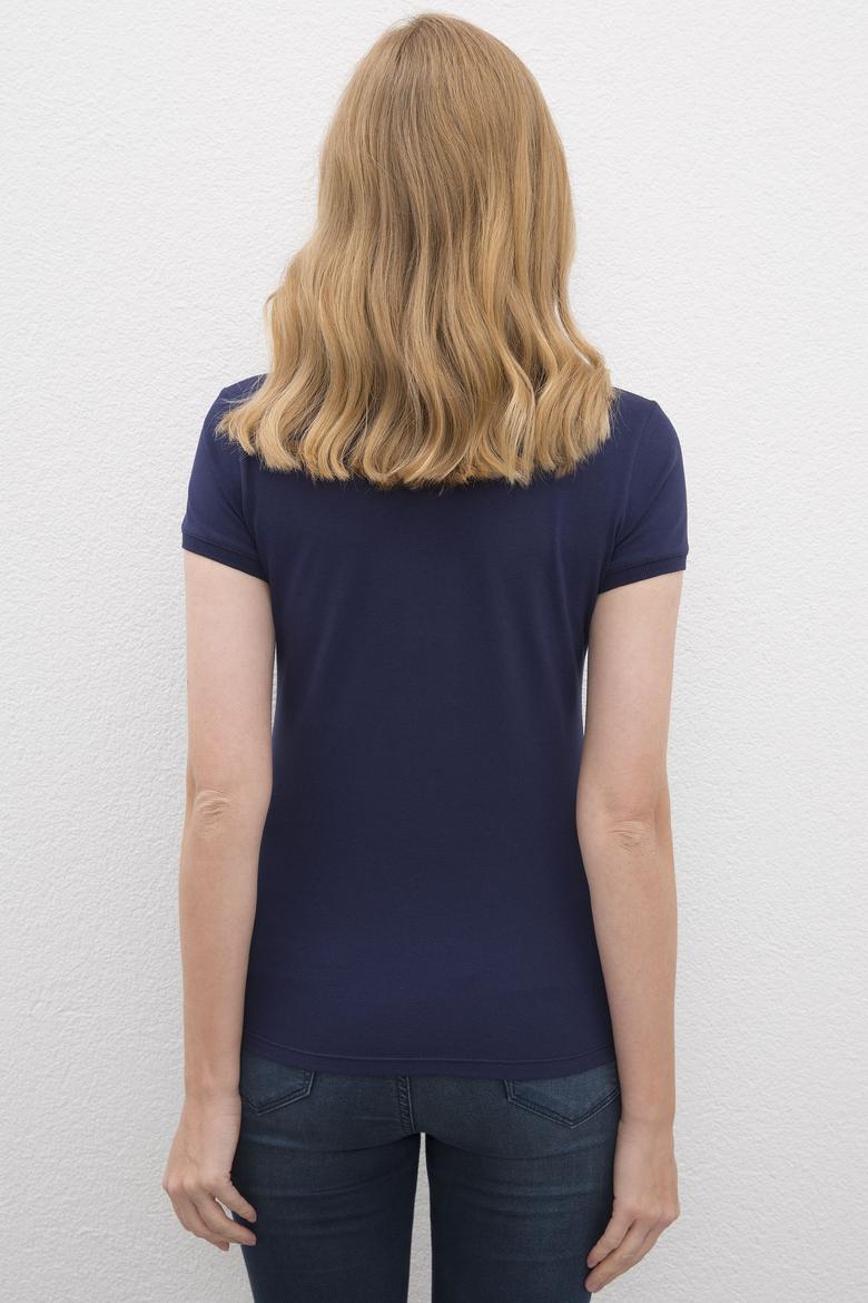 Kadın Lacivert Tişört - 50217832019