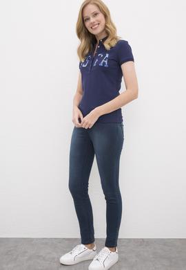 Kadın Lacivert Tişört - 50217832019