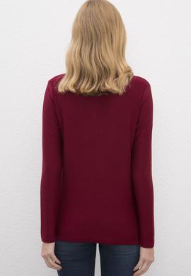 Kadın Kırmızı Triko Kazak - 50223976032