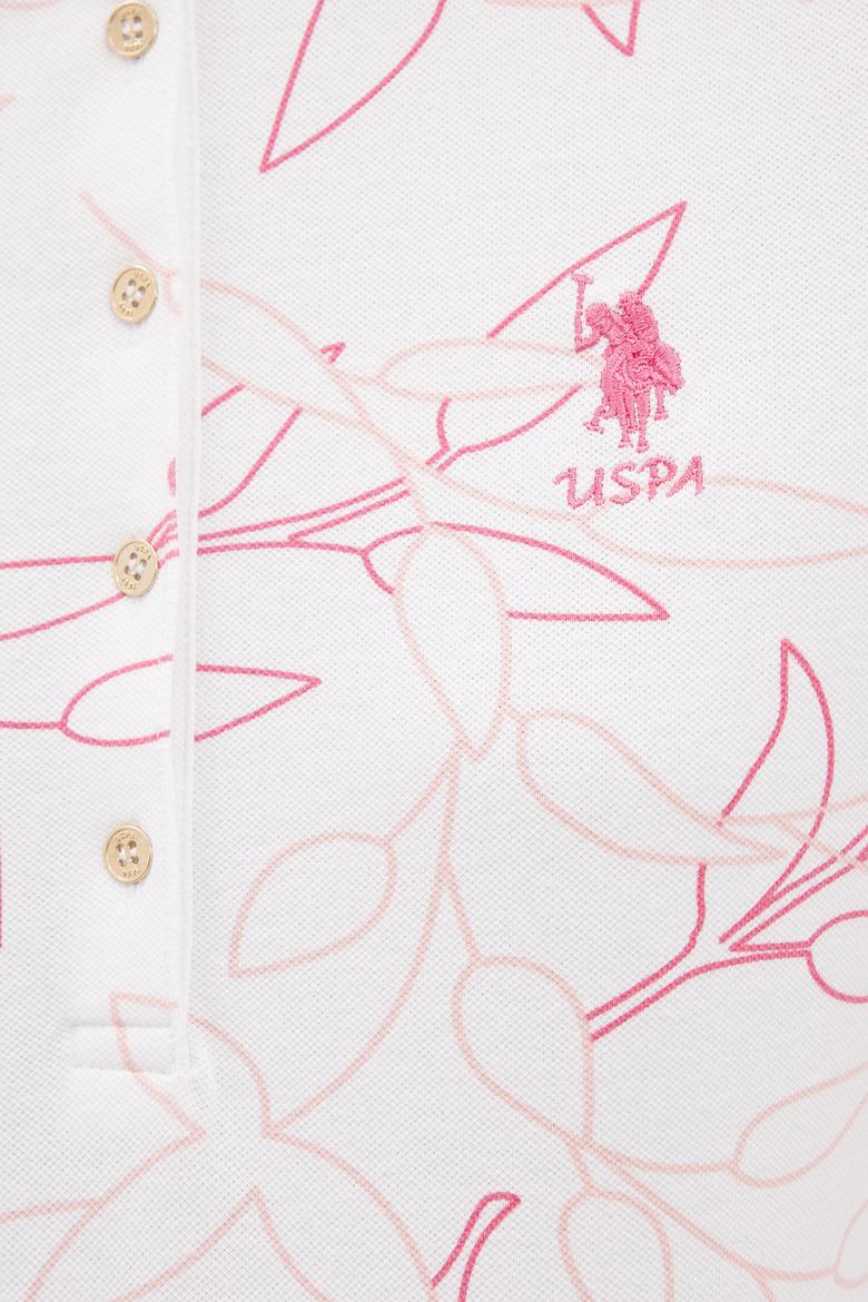 Kadın Pembe Polo Yaka T-Shirt - 50225621014