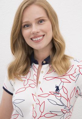 Kadın Lacivert Polo Yaka T-Shirt - 50225621004