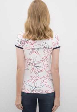 Kadın Lacivert Polo Yaka T-Shirt - 50225621004