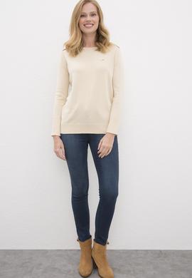 Kadın Krem Kazak - 50223950024