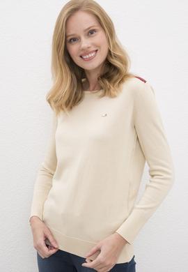 Kadın Krem Kazak - 50223950024