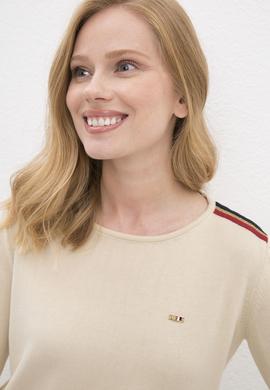 Kadın Krem Kazak - 50223950024