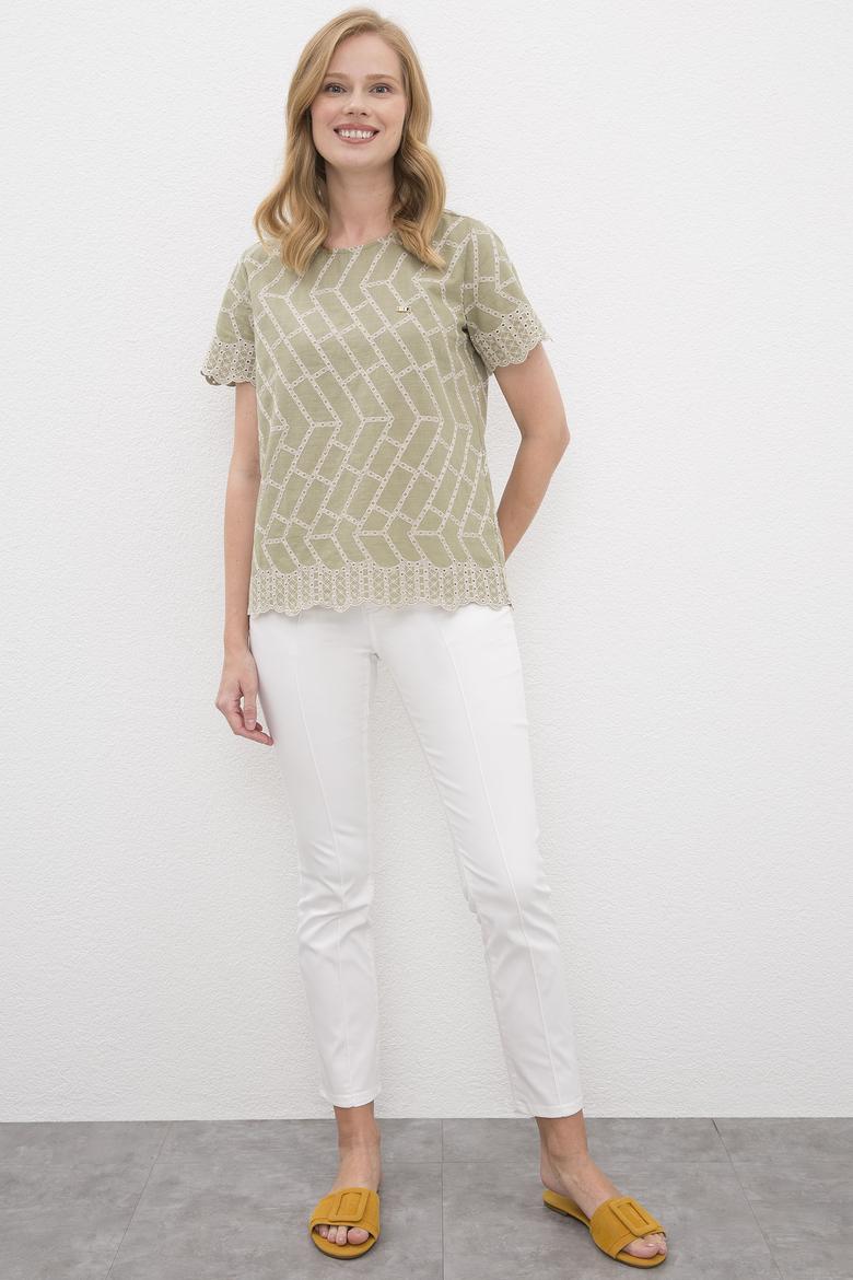 Kadın Beyaz Pantolon