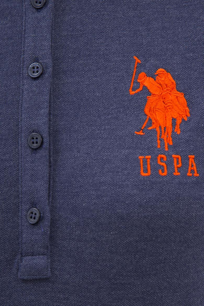 Kadın Lacivert Polo Yaka Basic Tişört - 50221979015