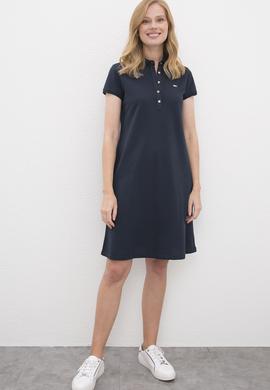 Kadın Lacivert Örme Elbise - 50225487009